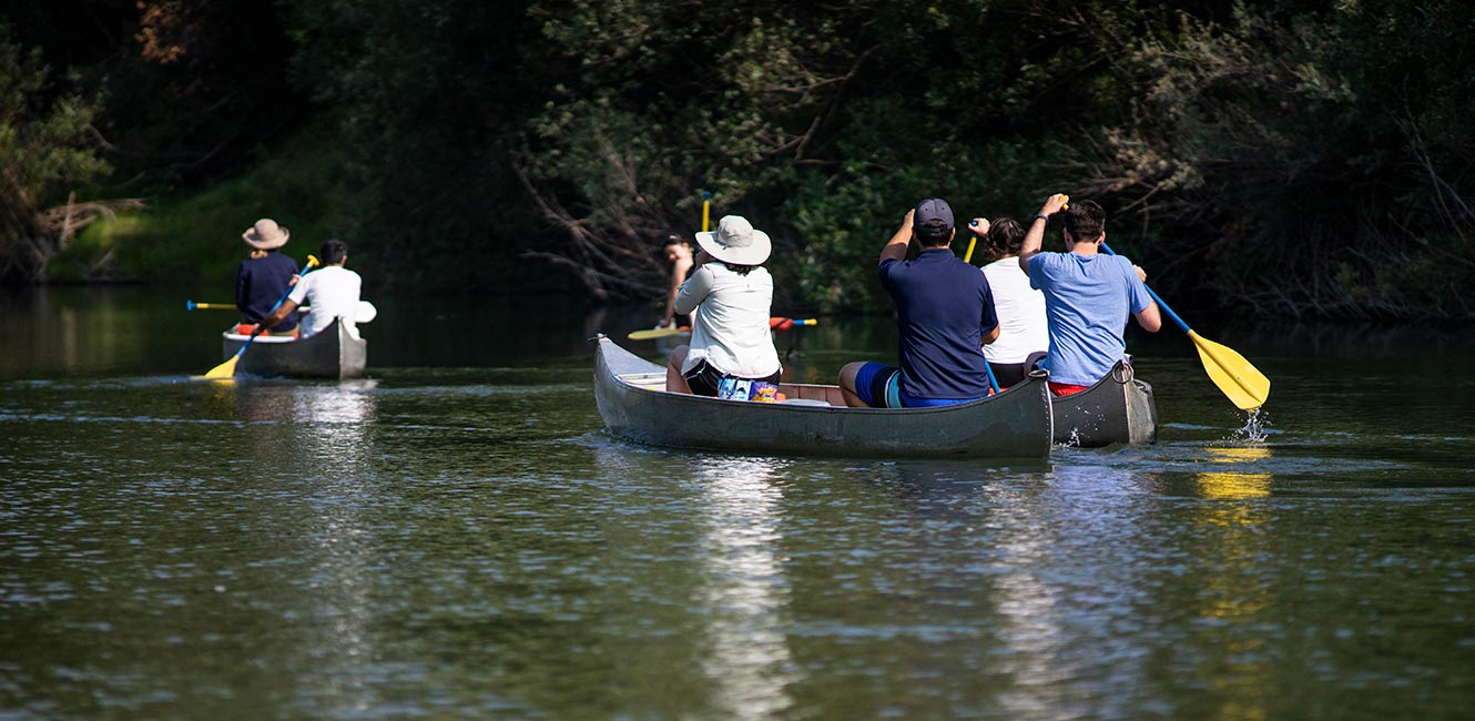 Paddling the Russian River